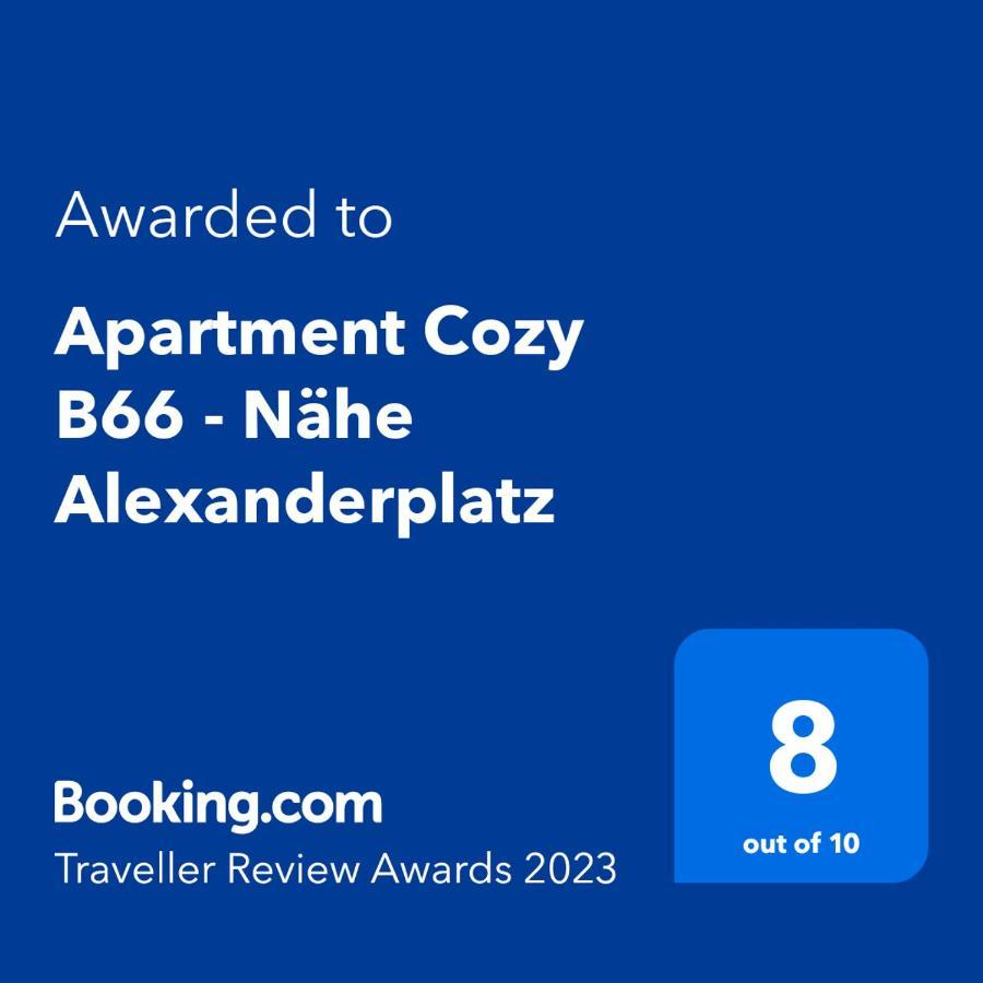 Apartment Cozy B66 - Naehe Alexanderplatz Berlin Extérieur photo